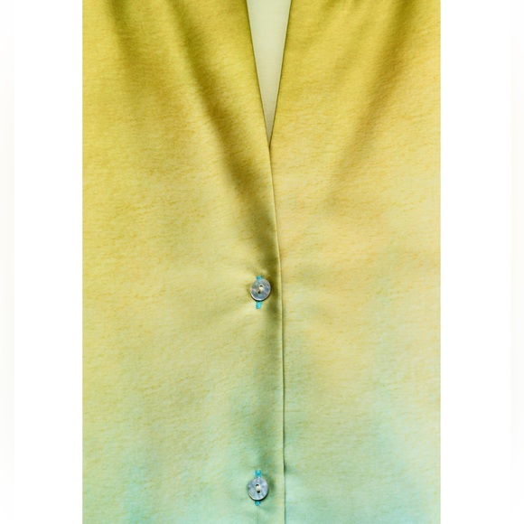 Zara SATIN EFFECT TIE-DYE SHIRT - Picture 5 of 5